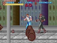 une photo d'Ã©cran de Final Fight sur Nintendo Super Nes